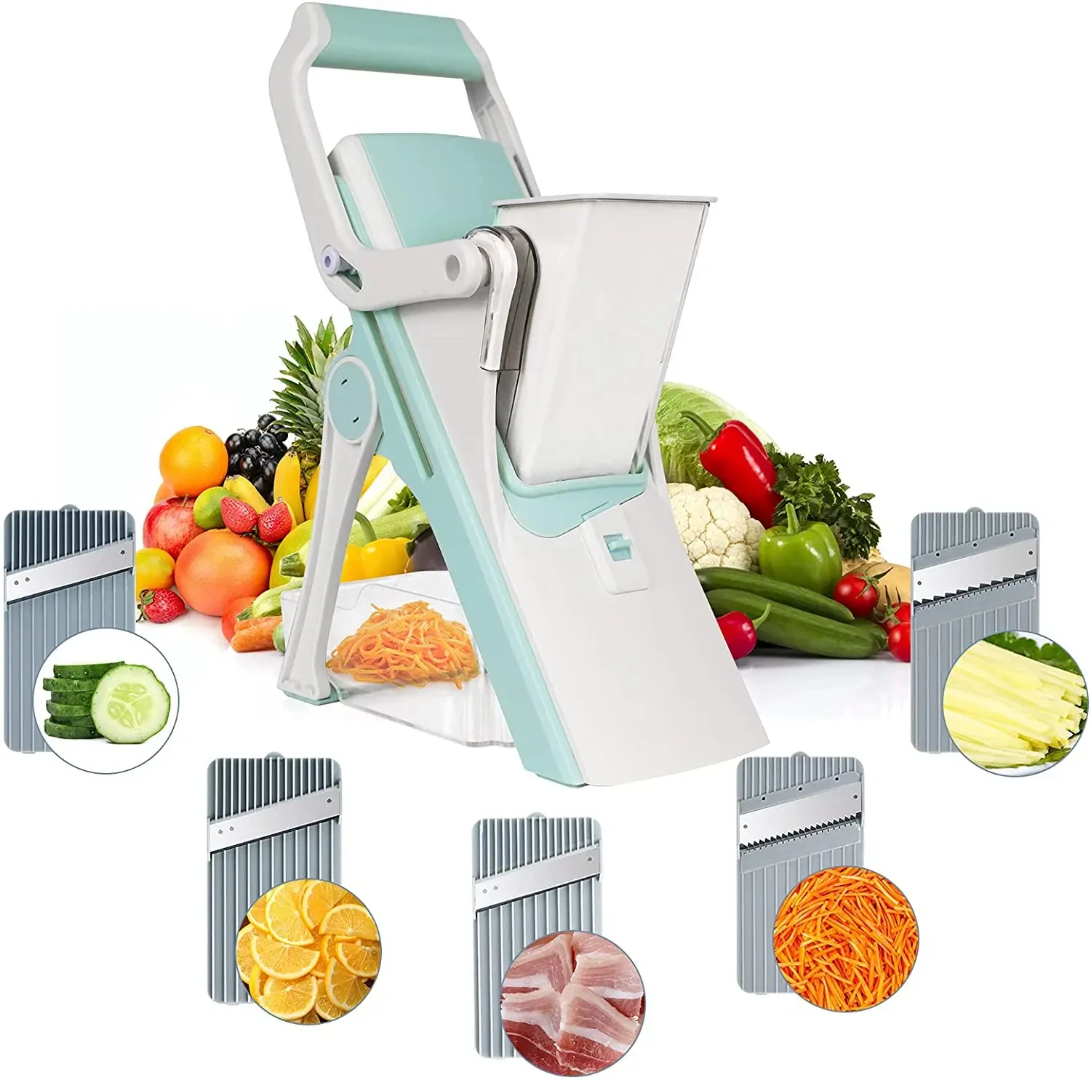 Keysna® Mandoline Coupe-Légumes 5 Lames