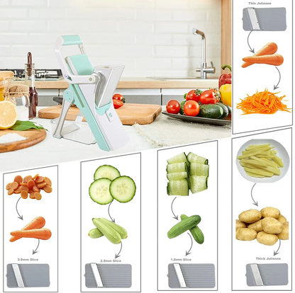 Keysna® Mandoline Coupe-Légumes 5 Lames