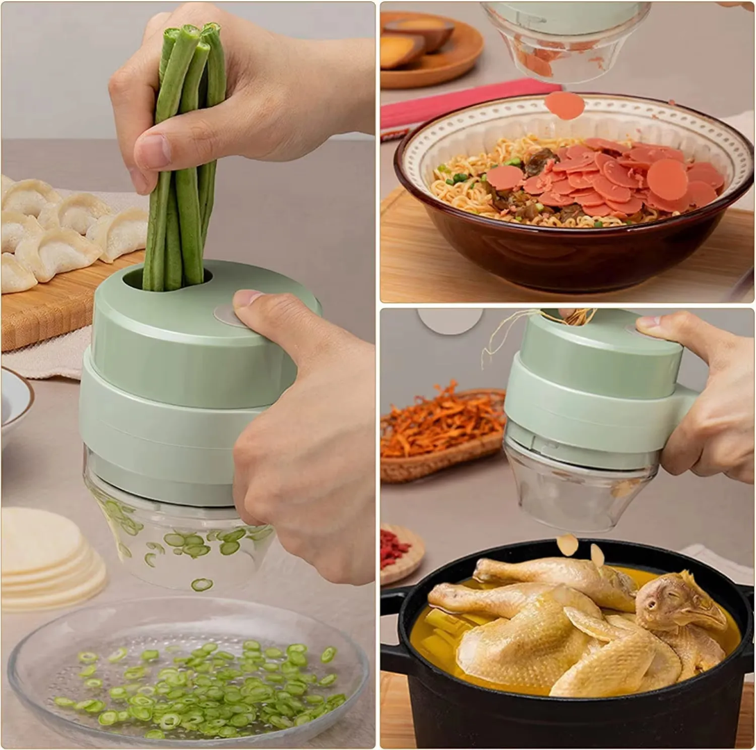 KEYSNA® - Robot Culinaire Électrique 4-en-1