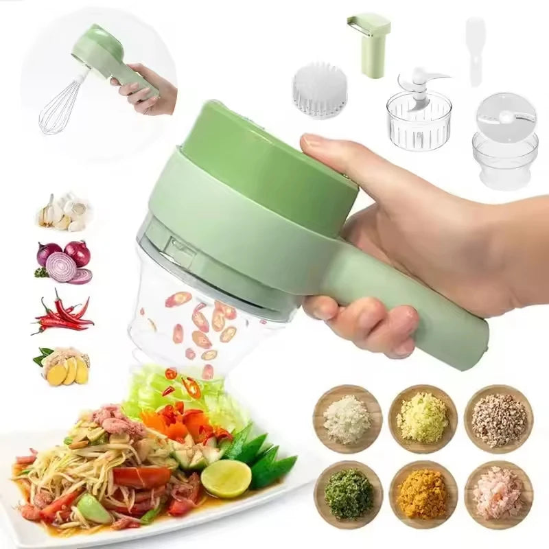 KEYSNA® - Robot Culinaire Électrique 4-en-1