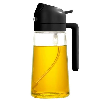 Vaporisateur d'Huile 2 en 1 en Verre _ Verseur de  liquide pour la Cuisine