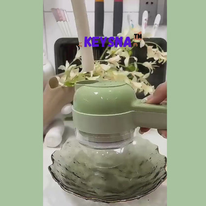 KEYSNA® - Robot Culinaire Électrique 4-en-1